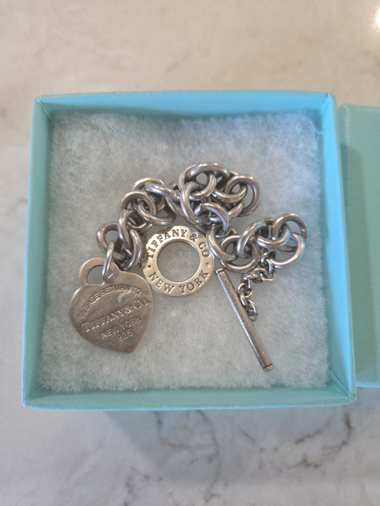 Tiffany & Co. Jewelry - ✨ SALE Return To Tiffany's Heart Charm Bracelet w/ Box